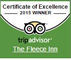 Trip Advisor Certificate of Excellence Winner